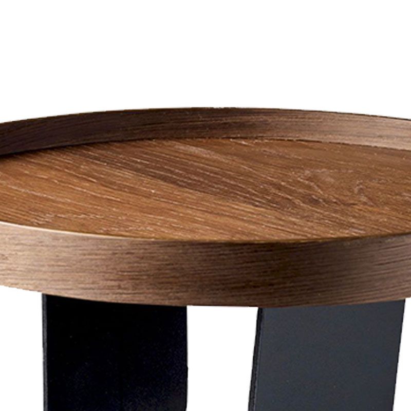 11.8 inch Wide Scandinavian Sofa Side Accent Table Round Side End Table