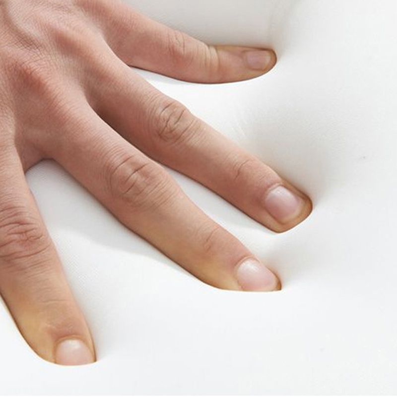 Contemporary Sloped Arm Curved Sofa Tight Back Fabric Settee