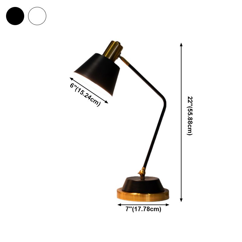 Modern Eye Caring Table Light Metallic Table Lamp for Study Bedroom Sitting Room