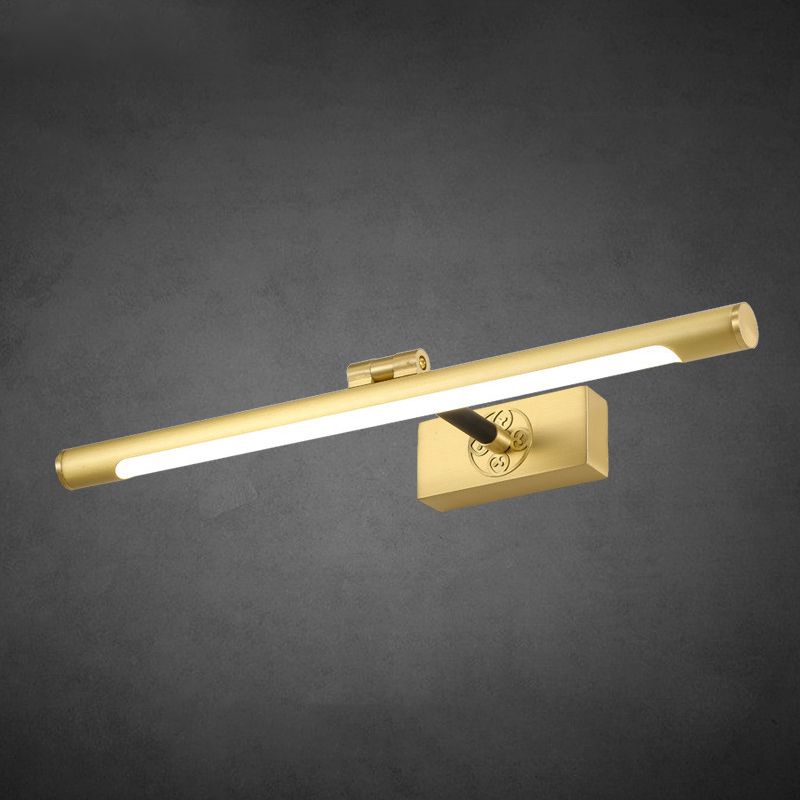 Linear Metal Wall Mounted Lights Contemporary Wall Mounted Light Fixture for Bathroom