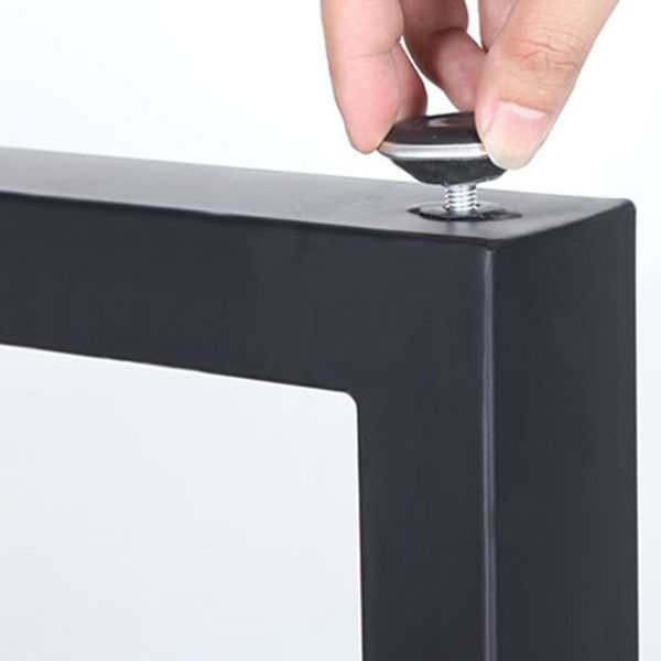 Modern 1/7 Pieces Bar Table Set Rectangle Wood Counter Table with Stools for Cafe