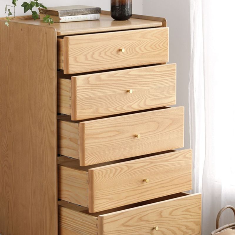 Classic Glam Storage Chest Dresser Solid Wood Dresser with Drawers