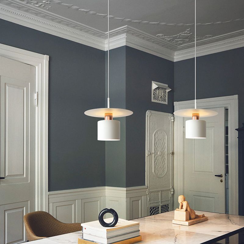 Moderne creatieve single hanger licht smeedijzeren hangende lamp voor eetkamer