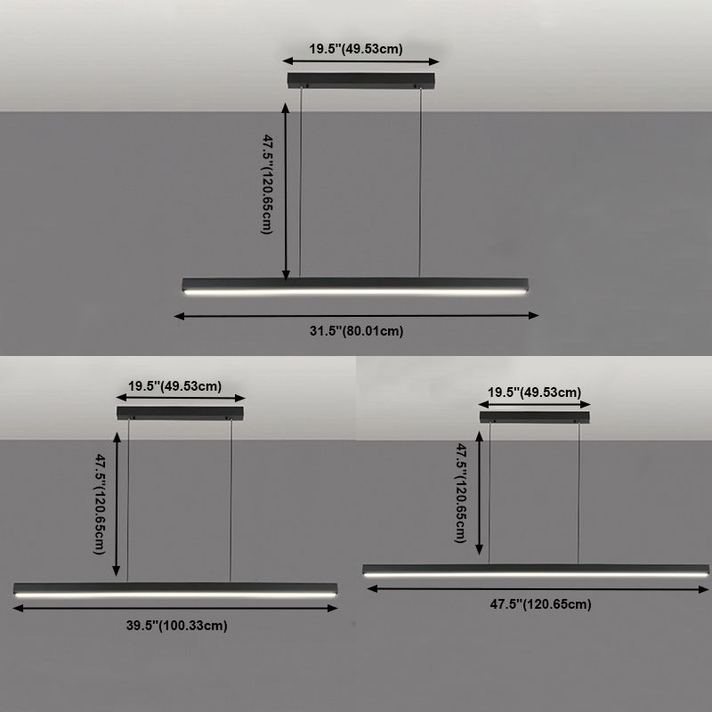 Minimalism Pendant Light Nordic Style LED Island Chandelier Light for Dining Room