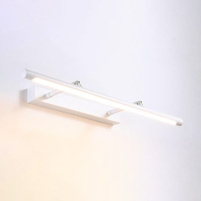 Metal lineare murale vanità leggero stile moderno 1 luci specchio da vanità leggero