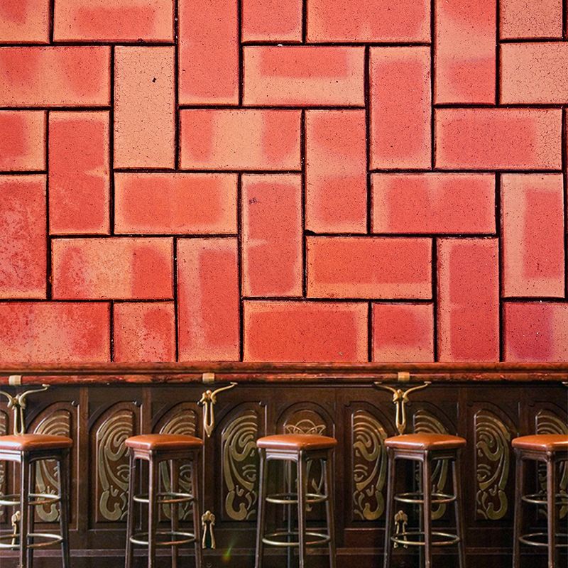 Brick Wall Industrial Style Mural Wallpaper for Living Room Bedroom, Waterproofing