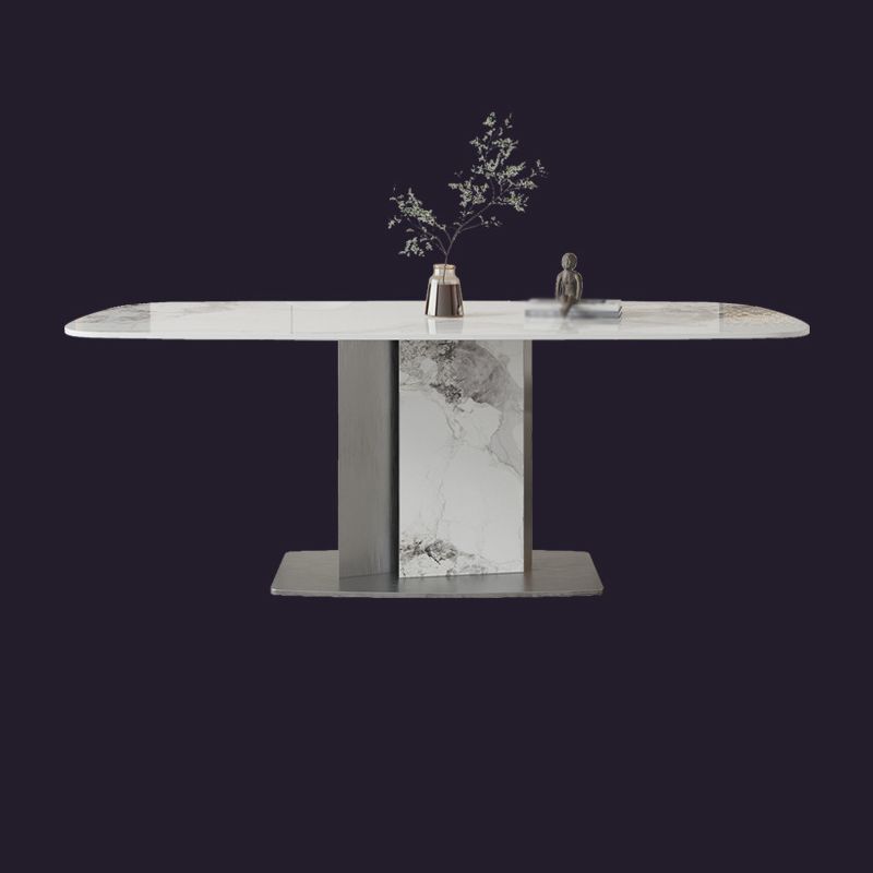 Designer Style Sintered Stone Top Dining Set E 1/2/3/5/7 Pieces Dining Table with Chairs