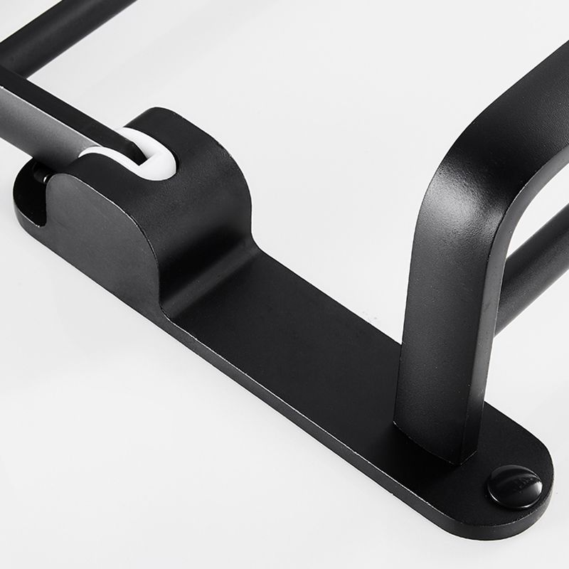 Modern Bathroom Hardware Set Matte Black Metal Bathroom Accessory Kit Anti-rust