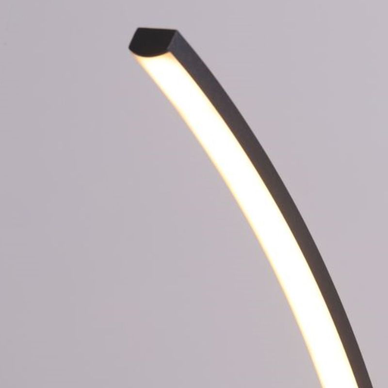 Linear Table Lamps Contemporary Metal Night Table Lamps with Acrylic Shade for Study Room