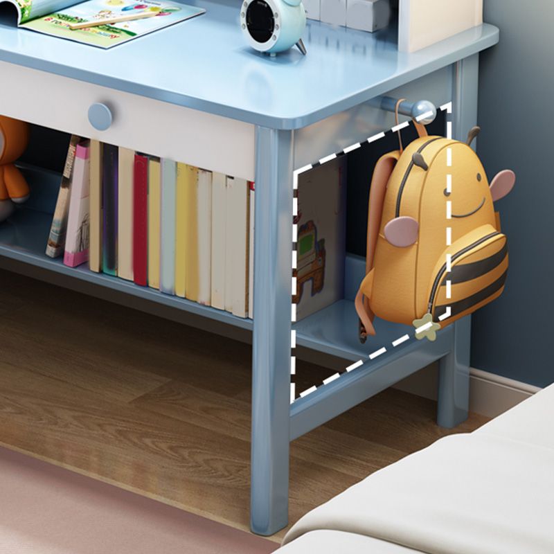 Adjustable Desk Kids Desks with Side Hook Bedroom 23.6"W Child Desk