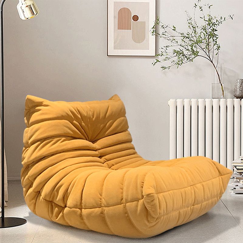 Modern Style Handless Imitation Leather Cushioned Parsons Chair