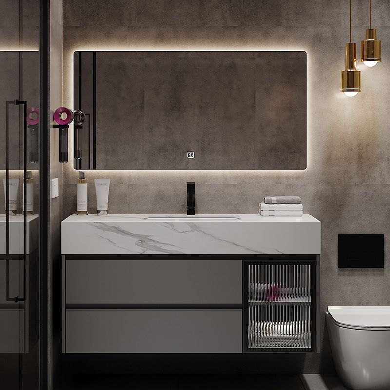 Modern Wall-Mounted Vanity Mirror Cabinet Sink Bathroom Vanity Cabinet