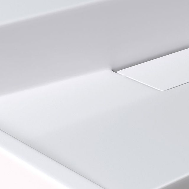 Modern Vessel Bathroom Sink Rectangular Single Faucet Hole Wash Stand(not Included Faucet)