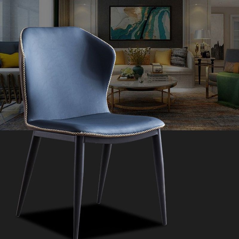 Industrial Side Chair Wingback Dining Room Chair for Kitchen