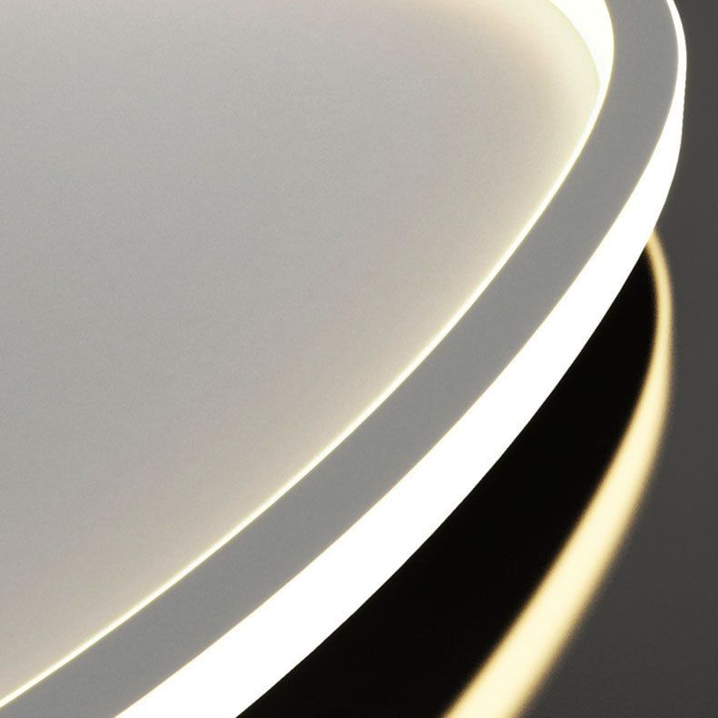 Modern Flush Mount Ceiling Fixture Metal Flush Ceiling Light for Living Room