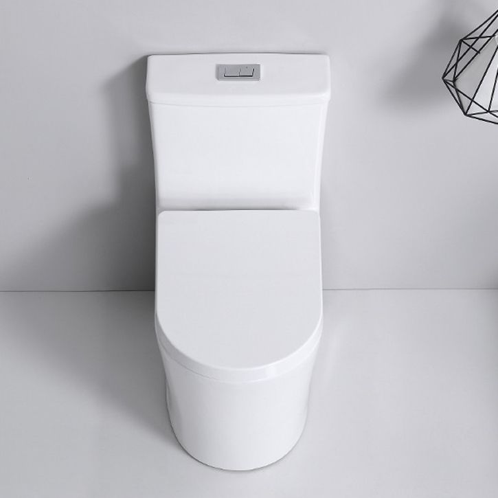 Modern Siphon Jet Toilet Floor Mount Urine Toilet with Toilet Seat