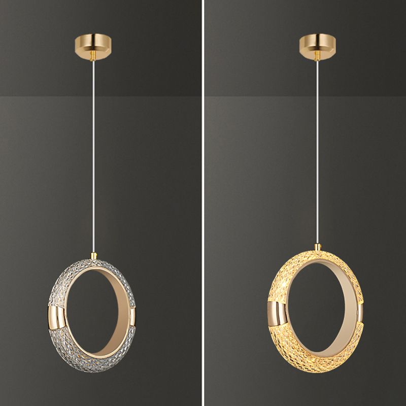 Cirkel hangende lichten moderne stijl metalen hangende verlichtingsarmaturen