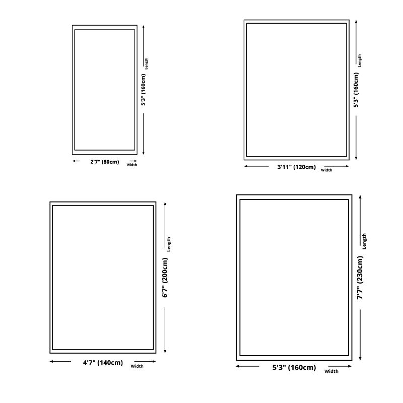 Light Grey Graphic Rug Blending Modern Indoor Rug Non-Slip Backing Rug for Living Room