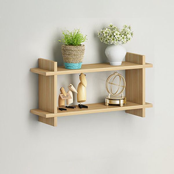 11.8" H Modern Floating Bookshelf Manufactured Wood Bookcase