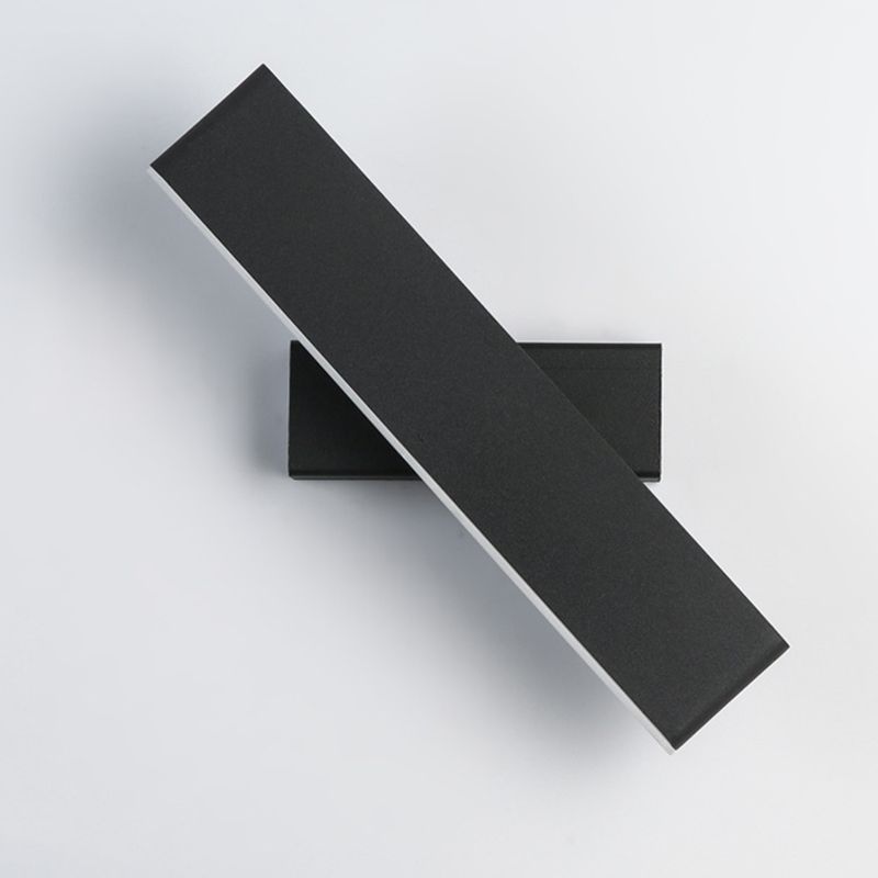 Nordic Modern Wall Lighting 1-Light LED Squared Sconce Light for Bedroom