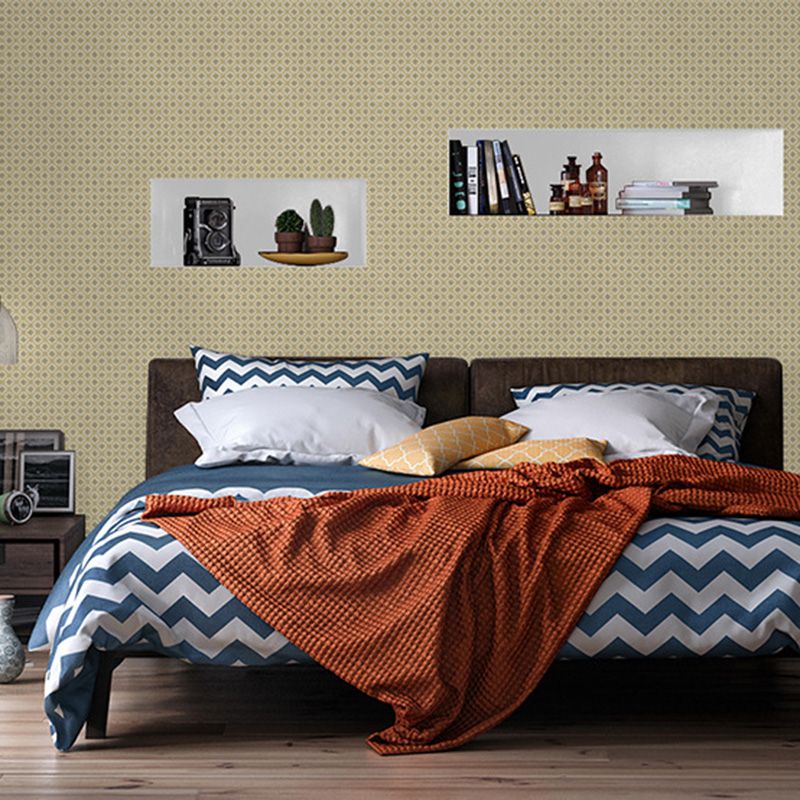 Dense Flower Design Wall Covering Non-Woven Wallpaper for Girls, 33-foot x 20.5-inch