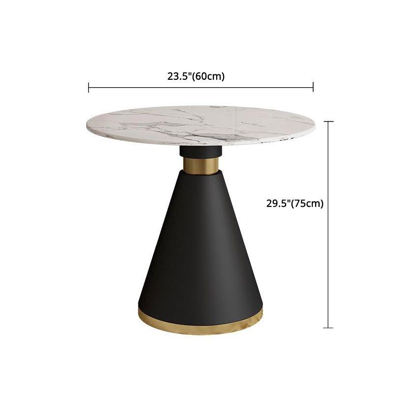 Contemporary 1/2/5 Pieces Dining Set Round Dining Room Table Set for Home