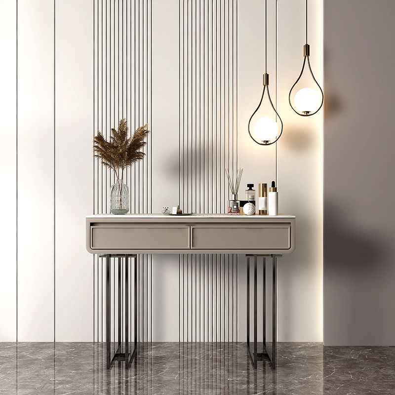 Luxurious Make-up Vanity Stone Top Vanity with 2/4 Storage Drawers