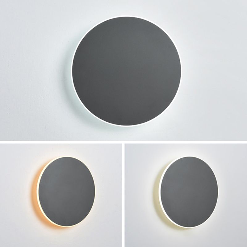 LED Atmosphere Wall Mount Lamp Minimalism Circle Shape Sconce Light for Bedroom Living Room