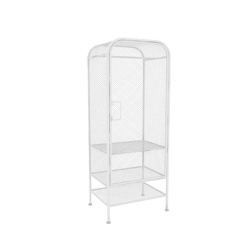 Metal Wardrobe Cabinet Modern Style Clothes Rail Wardrobe Armoire