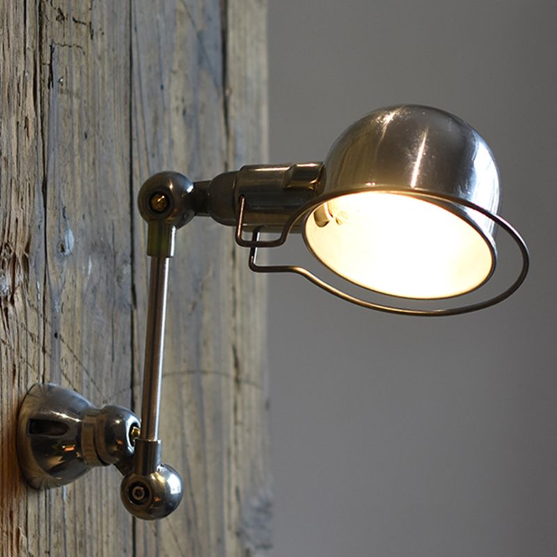 Lámpara de pared de aluminio industrial de lámpara de azúcar de brazo oscilante para restaurante