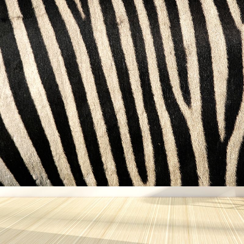 Dark Color Modern Wall Mural Decal Large Animal Print Wall Covering for Sitting Room