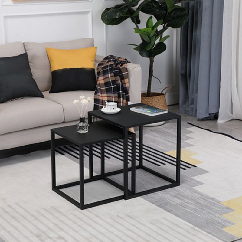 Frame 2 Nesting Coffee Table Mid-Century Metal Square Cocktail Table