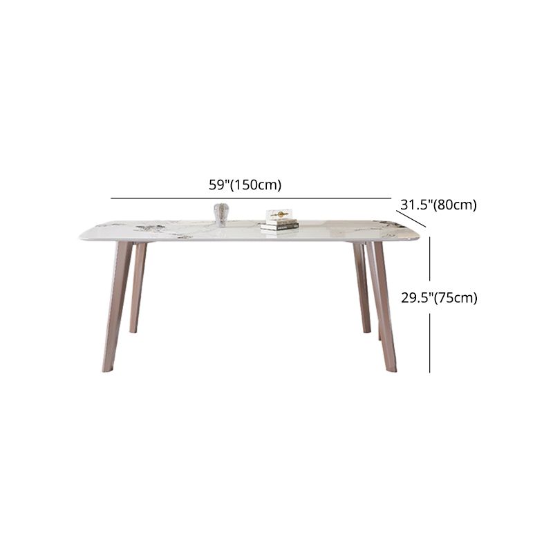 Modern 1/4/5/7 Pieces Dining Set Sintered Stone Dining Table Set for Kitchen