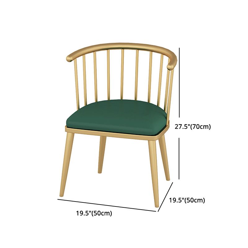 Glam Style 1/2/3/5 Pieces Dining Table Set Metal Dining Room Furniture Set