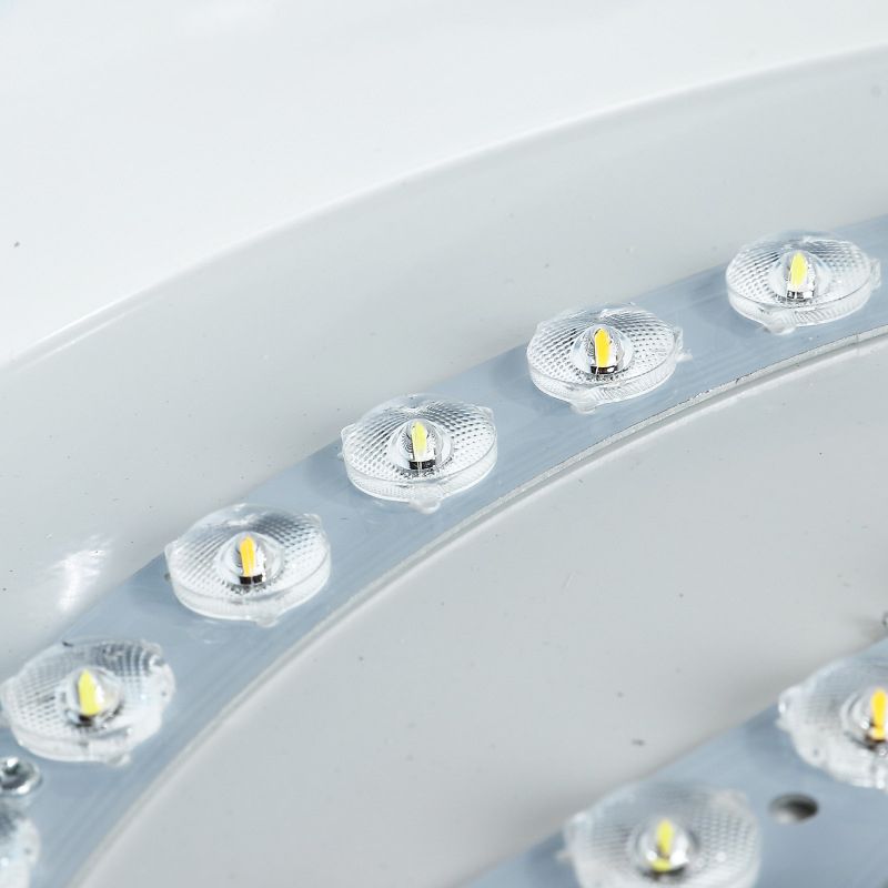 Circle Flush Mount Ceiling Lighting Fixture Nordic LED Metal Close to Ceiling Lighting