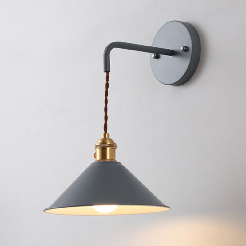 Modernism Macaron Wall Light Cone Shaded Lighting for Foyer Room