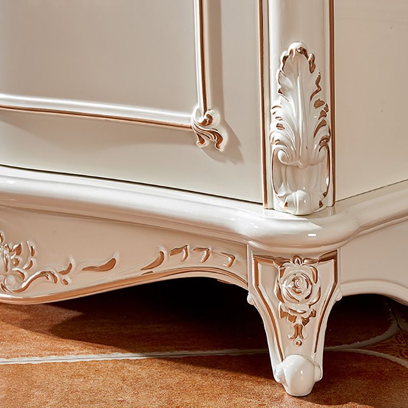 French Country Wardrobe Armoire Wood Wardrobe Cabinet for Bedroom