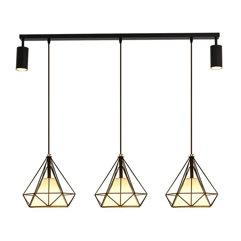 Diamond Island Lights Contemporary Metal Island Lighting Fixture for Kitchen