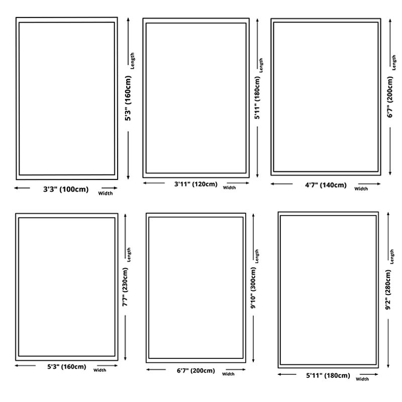 Green Tone Tropical Indoor Rug Polyester Leaves Print Rug Non-Slip Backing Indoor Rug for Living Room