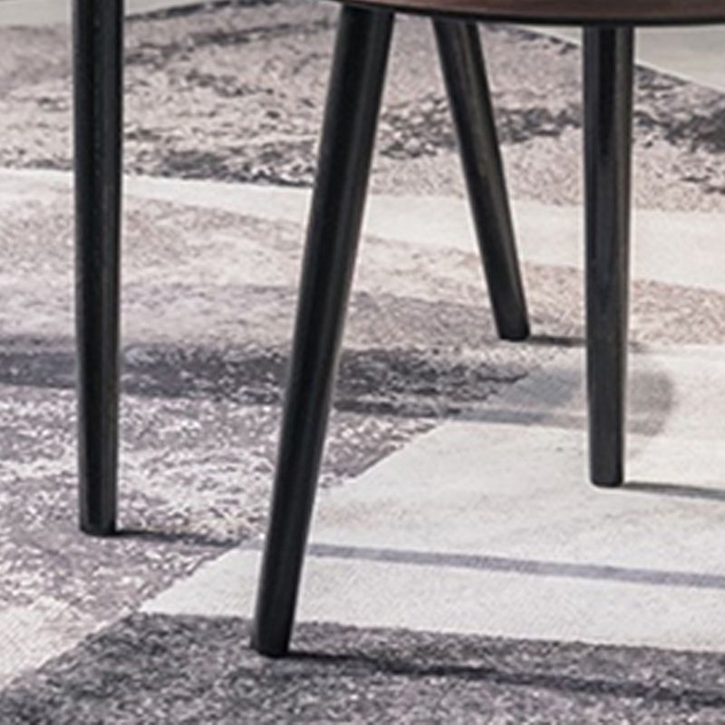 Nordic Round Wood Coffee Table 3 Legs Tray Top Cocktail Table