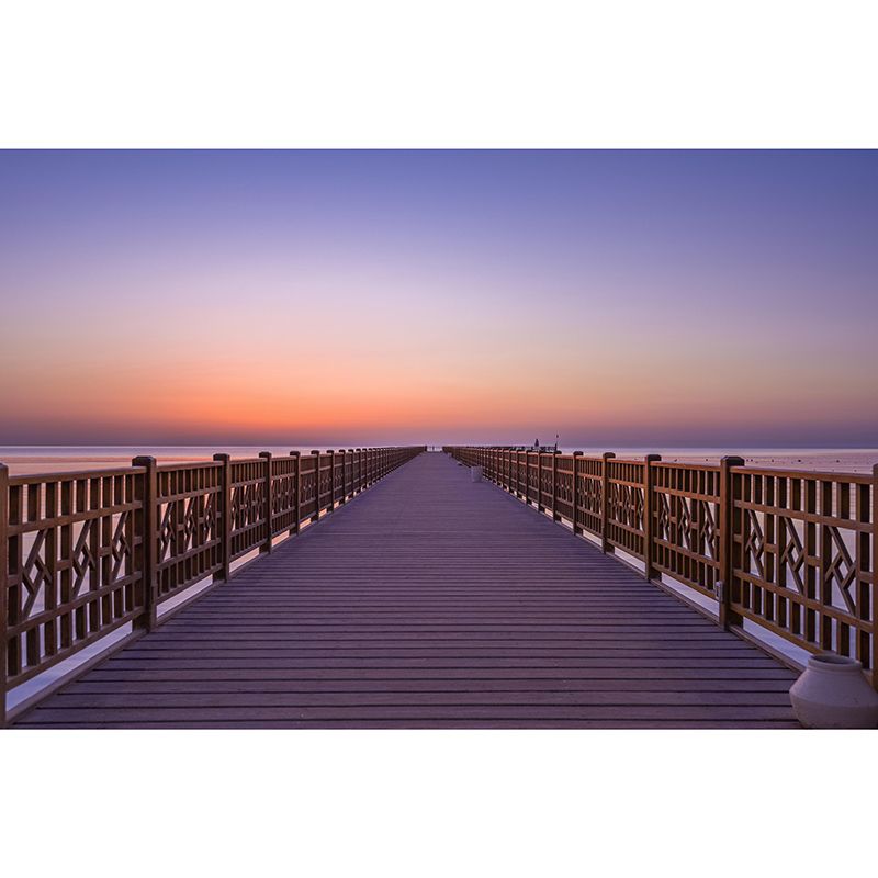 Photography Space Extension Mural Modern Style Mildew Resistant for Living Room