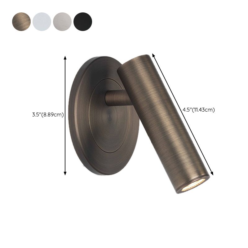 LED Contemporary Adjustable Wall Light with Acrylic Shade for Living Room