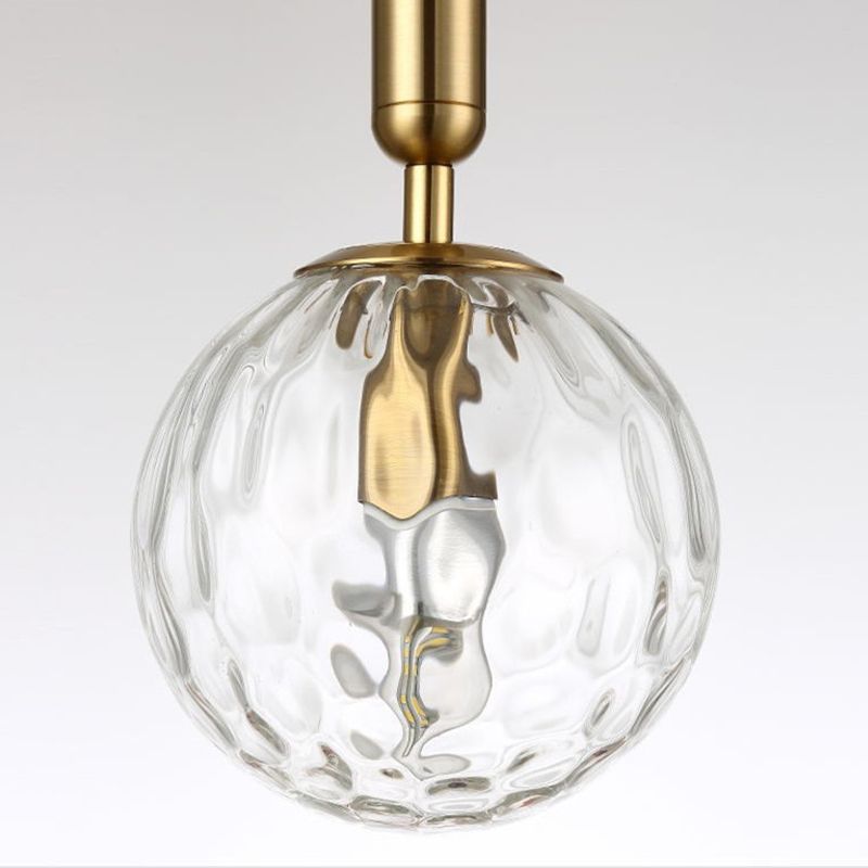 Contemporary Glass Shaded Lighting Black/Golden Wall Light for Room