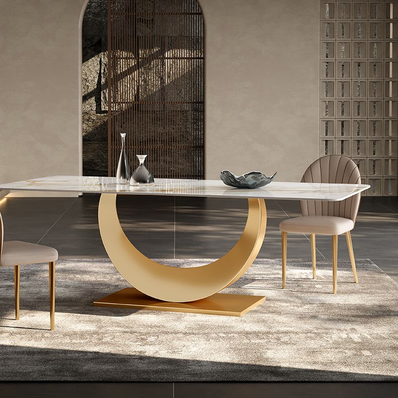 Glam 1/3/4/5/7 Pieces Dining Set Sintered Stone Dining Table Set