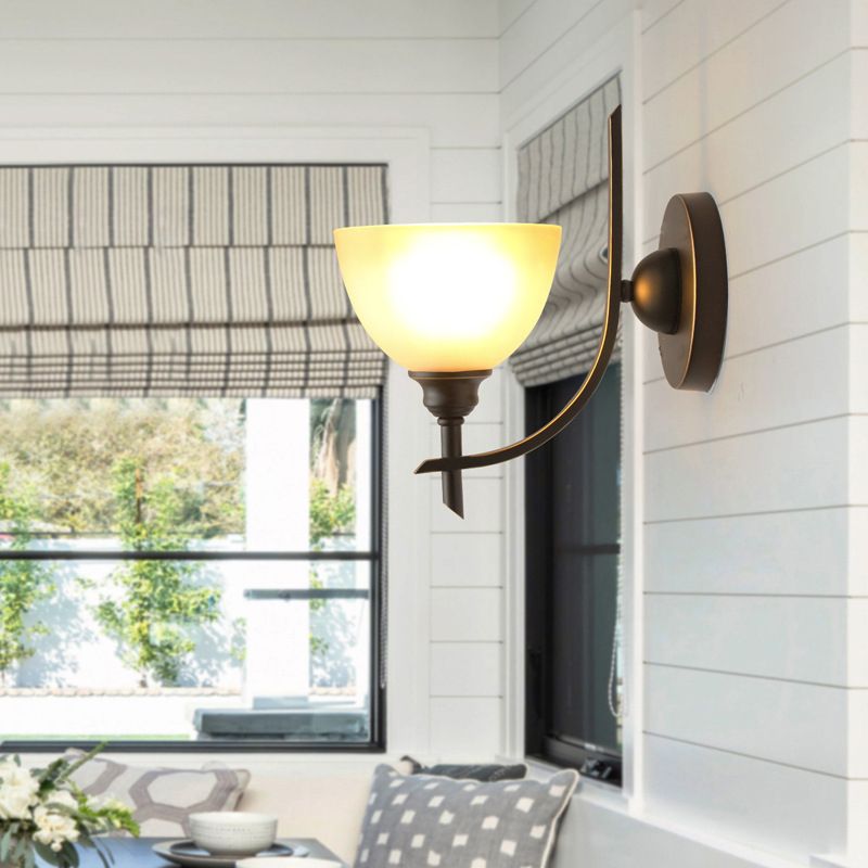 Geometric Shape Glass Vanity Sconce Light Modern Vanity Mirror Lights in Black