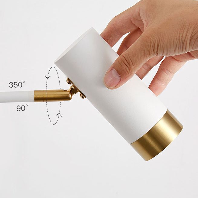 Aluminum Minimalism Wall Light Sconces Swing Arm Wall Mounted Light for Bedroom