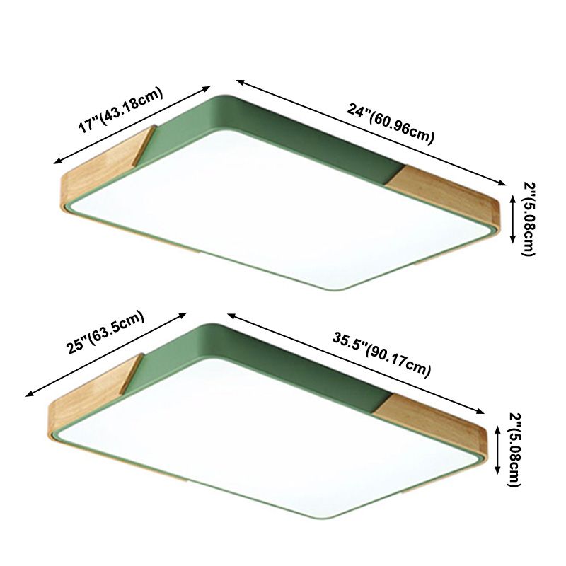 Plafonnier nordique Macaron LED plafonnier encastré pour balcon couloir