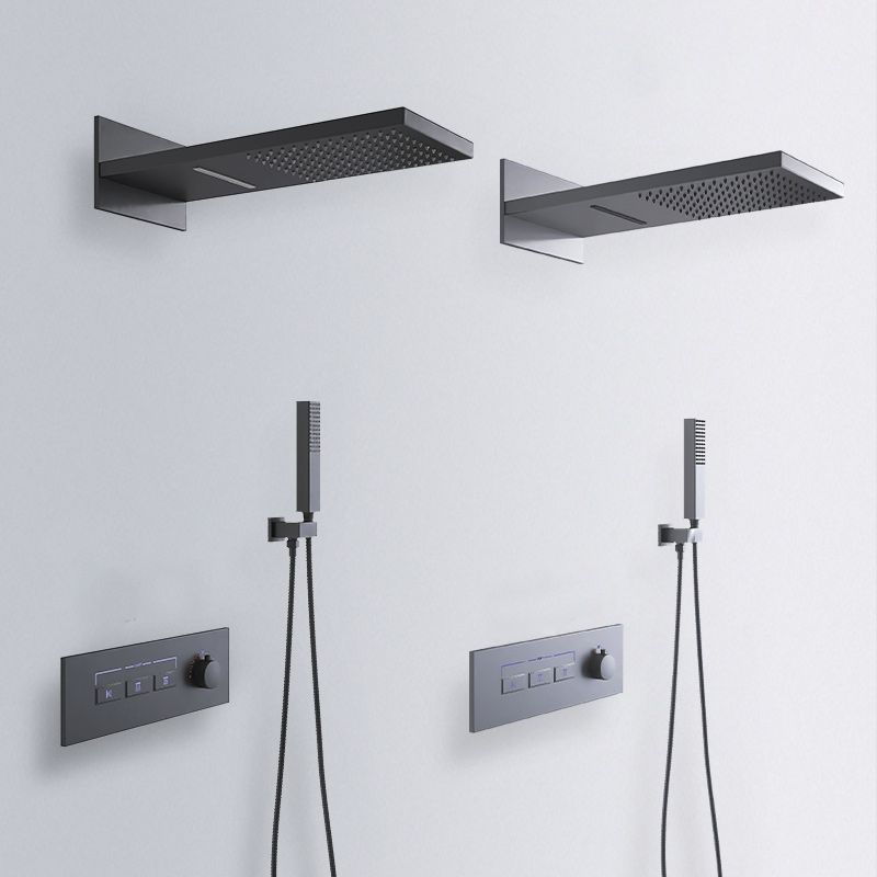 Modern Shower Head Combo Brass Handheld Shower Head Shower Trim