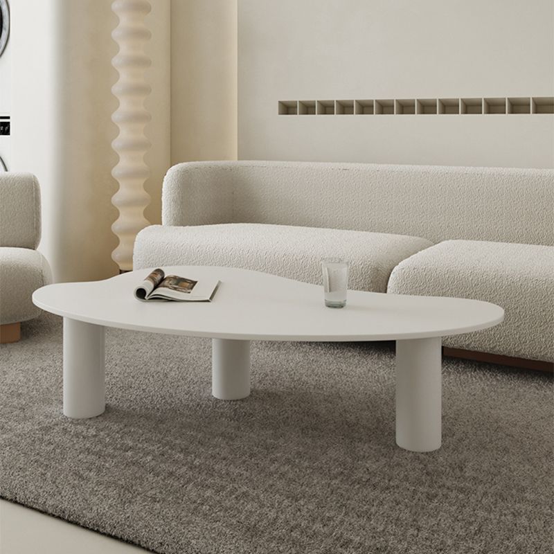 3 Legs Coffee Table Minimalist Slate Coffee Table for Living Room