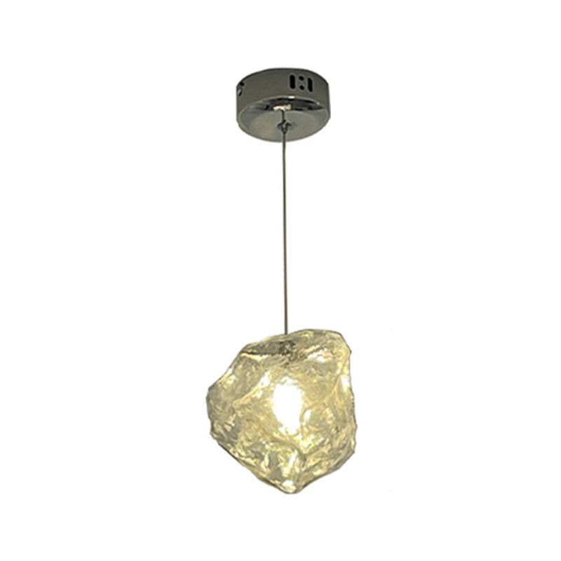 Glass Hanging Pendant Lights Contemporary Suspension Lamp for Bedroom